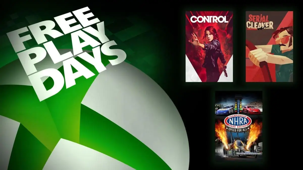 Free Play Days – Control, Serial Cleaner e mais grátis no Xbox